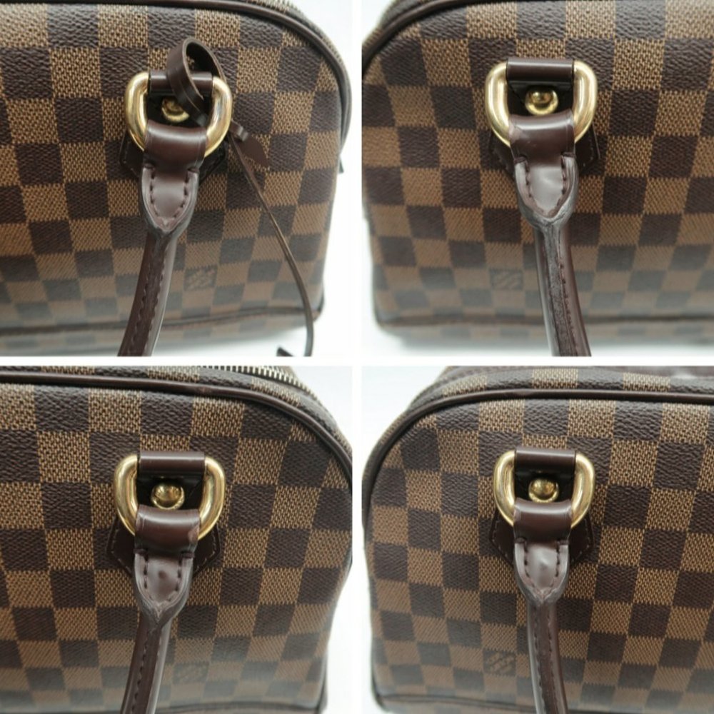 100% Authentic Louis Vuitton Duomo Damier Ebene Canvas Hand Bag - Picture 7 of 12